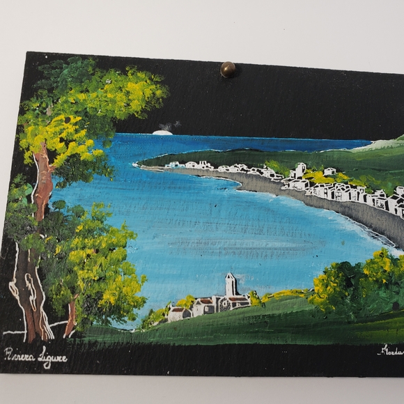 Riviera Ligure, ITALY - On Black Slate - ITALIAN RIVIERA - Picture 3 of 8